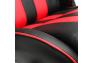 Cipher Auto CPA5001 Black & Red Stripe Leatherette Office Racing Seat - Cipher Auto CPA5001PBK-RS