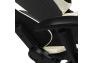 Cipher Auto CPA5001 Series All Black & White PU Leatherette Office Racing Seat - Cipher Auto CPA5001PBKWH