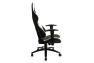 Cipher Auto CPA5001 Series All Black & White PU Leatherette Office Racing Seat - Cipher Auto CPA5001PBKWH