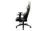 Cipher Auto CPA5001 Series All Black & White PU Leatherette Office Racing Seat - Cipher Auto CPA5001PBKWH
