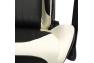 Cipher Auto CPA5001 Series All Black & White PU Leatherette Office Racing Seat - Cipher Auto CPA5001PBKWH