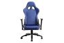 Cipher Auto CPA5001 Series All Black & Blue PU Leatherette Office Racing Seat - Cipher Auto CPA5001PBUBK