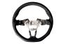 Cipher Auto Leatherette Steering Wheel With Silver Stitching - Cipher Auto ESR-MZNDA112BS