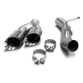 Corsa Tip Kit - Single Side Exit with Twin 4.0" Polished Pro-Series Tips