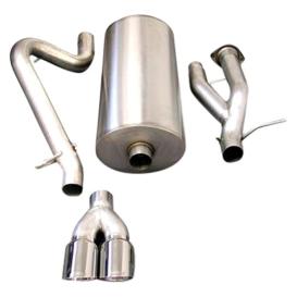 Corsa 3.0" Cat-Back Sport Single Rear Exit Exhaust With Twin 4.0" Tip