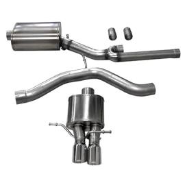 Corsa 2.5" Cat-Back Sport Single Rear Exit Exhaust With Twin 3.0" Tip