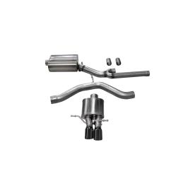 Corsa 2.5" Cat-Back Sport Single Rear Exit Exhaust With Twin 3.0" Tip