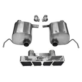 Corsa 2.75" Valve-Back Xtreme Dual Rear Exit Exhaust With Polygon "Tail Light" Tip