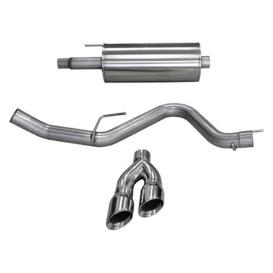 Corsa 3.0" Cat-Back Sport Single Side Exit Exhaust With Twin 4.0" Tip