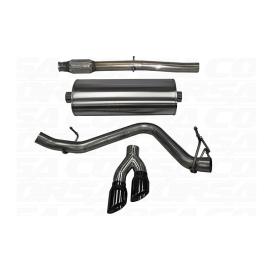 Corsa 3.0" Cat-Back Sport Single Side Exit Exhaust With Twin 4.0" Tip