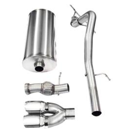 Corsa 3.0" Cat-Back Touring Single Rear Exit Exhaust With Twin 4.0" Tip
