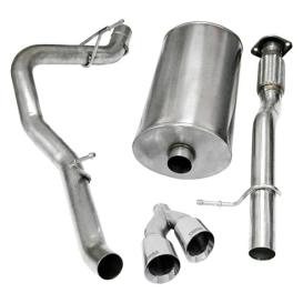 Corsa 3.0" Cat-Back Sport Single Side Exit Exhaust With Twin 4.0" Tip