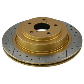DBA Street Series Rotor - Cross Drilled/Slotted Uni-Directional Rotor