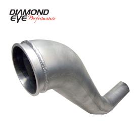 Diamond Eye Performance DWNP 4in TB SGL HX40 TURBO-DIRECT FLANGE AL DODGE 5.9L 2500/3500 94-02