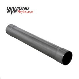 Diamond Eye Performance MFLR RPLCMENT PIPE 4in 27in LENGTH SS