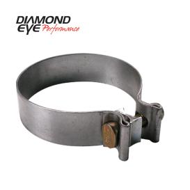 Diamond Eye Performance CLAMP Band 2in 409 SS METRIC HARDWARE