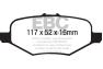 EBC Ultimax OEM Replacement Rear Brake Pads - EBC UD1612