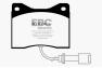 EBC Redstuff Ceramic Low Dust Front Brake Pads - EBC DP3753/2C