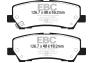 EBC Redstuff Ceramic Low Dust Rear Brake Pads - EBC DP33043C