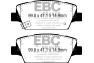EBC Greenstuff 2000 Street Sport Rear Brake Pads - EBC DP23086