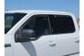 EGR Matte Black In-Channel Front & Rear Window Visors - EGR 573495WB