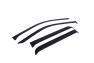 EGR Matte Black Tape-On Front & Rear Window Visors - EGR 643395