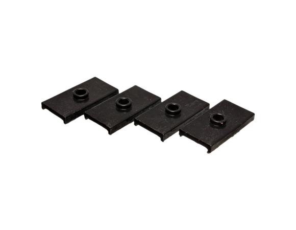 Energy Suspension 62-80 MG MGB Black Rear Leaf Spring Pad Set - Energy Suspension 10.6102G