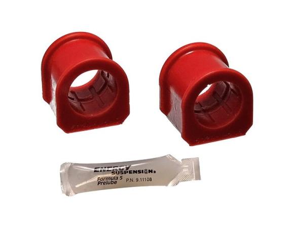 Energy Suspension 79-02 Ford Mustang Red 1-1/4in Front Sway Bar Bushing Set-Reuse Factory Brackets - Energy Suspension 4.5108R