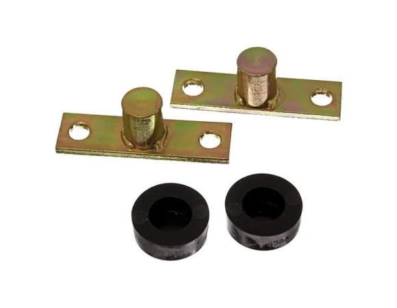 Energy Suspension 66-77 Ford Bronco 4WD Black Tailgate Hinge Bracket & Bushing Set - Energy Suspension 4.9102G