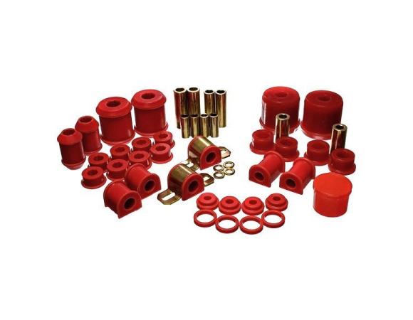 Energy Suspension 00-1/01 Mitsubishi Eclipse FWD Red Hyper-flex Master Bushing Set - Energy Suspension 5.18110R