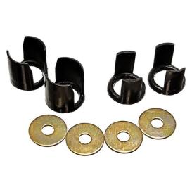 Energy Suspension 89-94 Nissan 240SX (S13) Black Rear Subframe Insert Set - a supplement to the subf