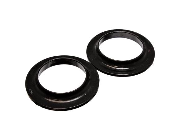 Energy Suspension Universal 3-3/4in ID 5-13/16in OD 7/8in H Black Coil Spring Isolators (2 per set) - Energy Suspension 9.6108G