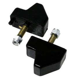 Energy Suspension GM Style Black Front Bump Stop Set