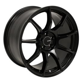 Enkei Kojin 17x8 45mm Offset 5x100 Bolt Pattern 72.6mm Bore Dia Matte Black Wheel