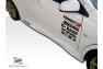 Duraflex Fiberglass GT Concept Side Skirts Rocker Panels (Unpainted) - Duraflex 104639