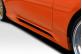 Duraflex Fiberglass MSR Side Skirts Rocker Panels (Unpainted) - Duraflex 116073