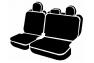 Fia Wrangler Saddle Blanket Custom Fit Solid Black Rear Seat Cover - Fia TRS42-38 BLACK