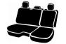 Fia Wrangler Saddle Blanket Custom Fit Solid Black Rear Seat Cover - Fia TRS42-60 BLACK