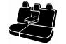 Fia Wrangler Saddle Blanket Custom Fit Solid Black 2nd Row Seat Cover - Fia TRS42-63 BLACK