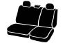 Fia Wrangler Saddle Blanket Custom Fit Solid Black Rear Seat Cover - Fia TRS42-82 BLACK