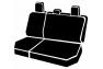 Fia Leatherlite Simulated Leather Custom Fit Black Rear Seat Cover - Fia SL62-83 BLK/BLK