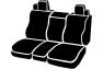 Fia Leatherlite Simulated Leather Custom Fit Black Front Seat Covers - Fia SL67-17 BLK/BLK