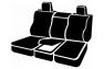 Fia Leatherlite Simulated Leather Custom Fit Black Front Seat Covers - Fia SL67-24 BLK/BLK