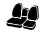 Fia Leatherlite Simulated Leather Custom Fit Black Front Seat Covers - Fia SL67-31 BLK/BLK