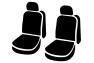 Fia Wrangler Saddle Blanket Custom Fit Solid Black Front Seat Covers - Fia TRS47-40 BLACK