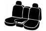 Fia Wrangler Saddle Blanket Custom Fit Solid Black Front Seat Covers - Fia TRS48-30 BLACK