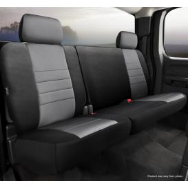 Fia Neoprene Custom Fit Black/Gray Rear Seat Cover