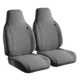 Fia OE Tweed Semi-Custom Fit Gray Front Seat Covers