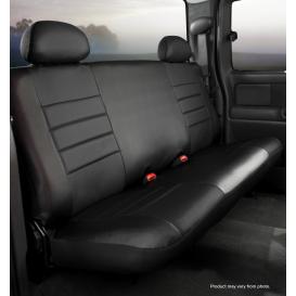 Fia Leatherlite Simulated Leather Custom Fit Black Front Seat Covers