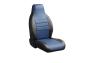 Fia Leatherlite Simulated Leather Universal Fit Blue/Black Front Bucket Seat Covers - Fia SL68-5 BLUE
